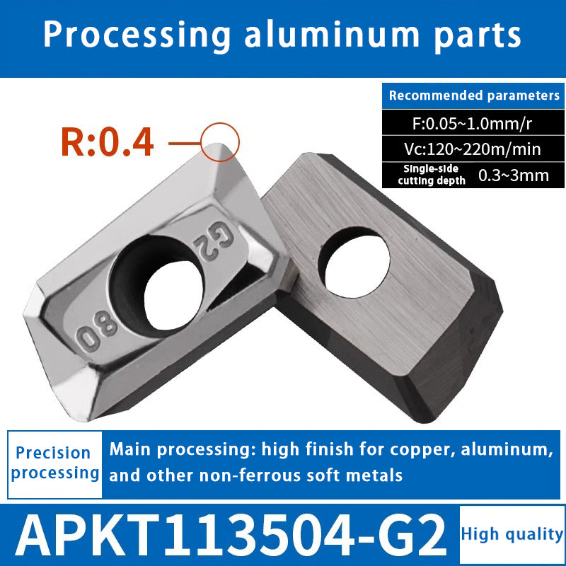 140-CNC milling blade APM T1135 stainless steel special alloy blade Shandong Denso Pricision Tools Co.,Ltd.